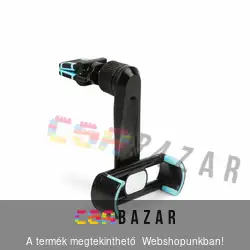 Telefontartó szellőzőnyílásba fekete 55 - 80 mm