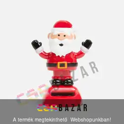 Karácsonyi szolár dekoráció mikulás