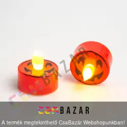 LED teamécses Halloween tök 2 db / csomag