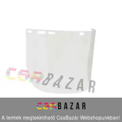 Plexi látómező arcvédő pajzshoz