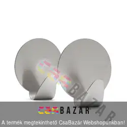 Fém öntapadós akasztó, fogas szett