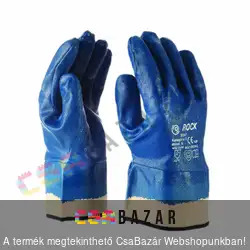 Nitril kesztyű vitorlavászon mandzsettával 11-es