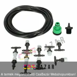 Párásító szett, párakapu - 10 m 10 db fúvóka