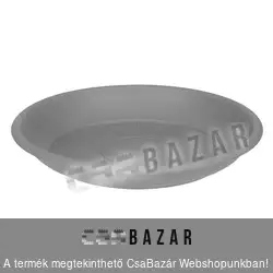 Óriás virágcserép alátét 78 cm-es antracit