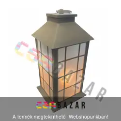 LED-es mécses, kerti lámpás nagy 29 cm