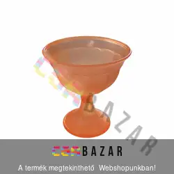 Műanyag fagyis kehely sima