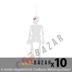 Foszforeszkáló csontváz szett - halloween-i dekoráció - 10 db / csomag