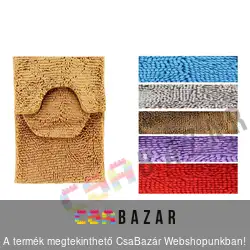 Zsenília fürdőszoba szőnyeg szett 3 db-os