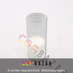 Műanyag fehér mécses betét 16 cm