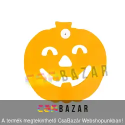 Halloween-i papír girland, füzér tök - 3 m