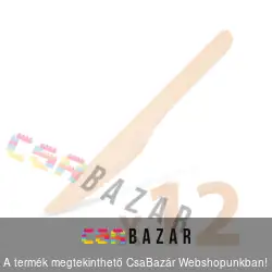 Fa evőeszköz kés 12 db / csomag