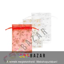 Organza ajándéktasak 10 x 15 cm - többféle