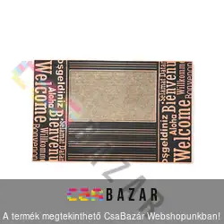 PVC lábtörlő téglalap alakú 45 x 70 cm - többféle
