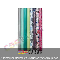 Ajándék csomagolópapír 70x200 cm vegyes minta