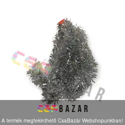 Fenyő boa, girland 5cm / 2 m - ezüst