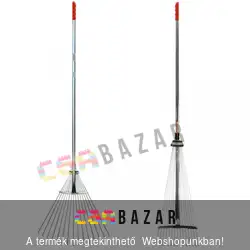 Lombseprű fém nyeles, állítható fogú hobby