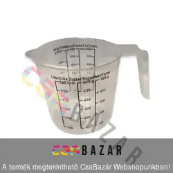 Mércés kancsó, mérőpohár 0,5 L