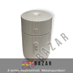 H2O Humidifier RGB led-es ultrahangos aroma diffúzor, párologtató