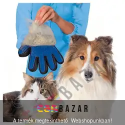True Touch Kisállat szőreltávolító kesztyű