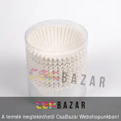 Muffinsütő papír közepes 200 db-os - fehér