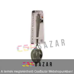 Tálaló, kiszedő kanál rozsdamentes acélból 32 cm szűrős
