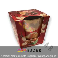 Illatgyertya, illatmécses üvegben Christmas Time szegfűszeg és narancs