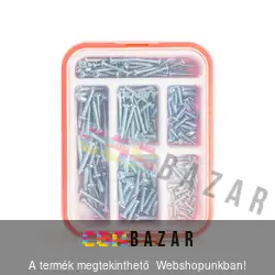 Önmetsző csavar készlet - 3.5-5 mm - 210 részes