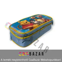 Zippzáros tolltartó Micimackó két szintes