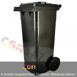 Gurulós kuka 80 L fekete