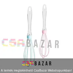 Erős, szilikonos habverő 26,5 cm