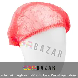 Hajháló PP 100 db-os piros szín