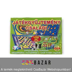 125 féle játék családi játékgyűjtemény