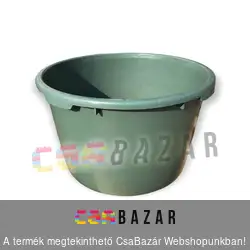 Kerek dézsa, habarcsdézsa 90 L zöld