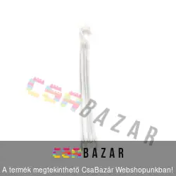 Függőcserép akasztó - fehér