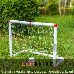 Műanyag focikapu szett, készlet