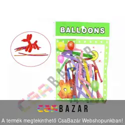 Hosszú lufi szett 10 db-os