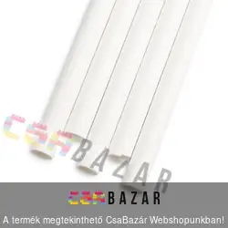 Papír szívószál fehér színben 150 db-os