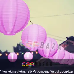 LED-es lampion 20cm - magenta