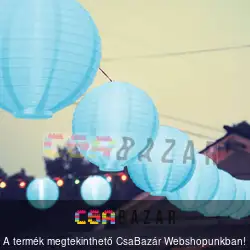LED-es lampion 20cm - kék
