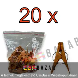 Ruhacsipesz 20db-os színes fém rugóval