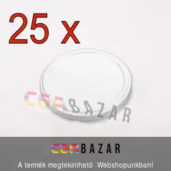 Befőttes üveg tető 89 mm 25 db