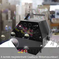 Buborékfújó gép
