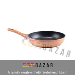 Alumínium serpenyő 20 cm tapadásmentes bevonattal, rézhatású - Indukciós