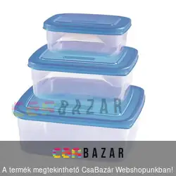 Mikro ételtároló doboz szett 3db-os (0,6+1,0+1,8L)