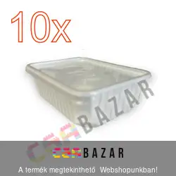 Univerzál doboz + tető 750 ml-es 10 db/csomag