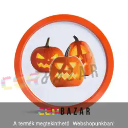 Fém tálca - Halloween tök 31 cm