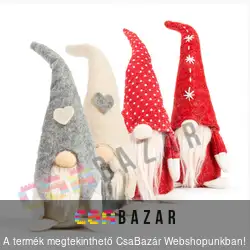 Karácsonyi skandináv manó 4 féle - 28 cm