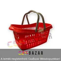 Óriás műanyag 2 füles bevásárlókosár 35 L, ruháskosár