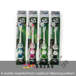 Gyerek fogkefe tapadókoronggal - panda