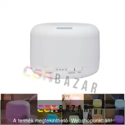 Párologtató, ultrahangos aroma diffúzor, illóolaj párologtató - nagy 500 ml tartály